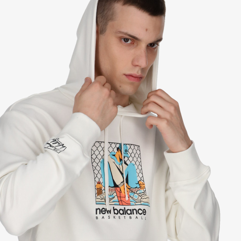 NEW BALANCE Суитшърт HOOPS 