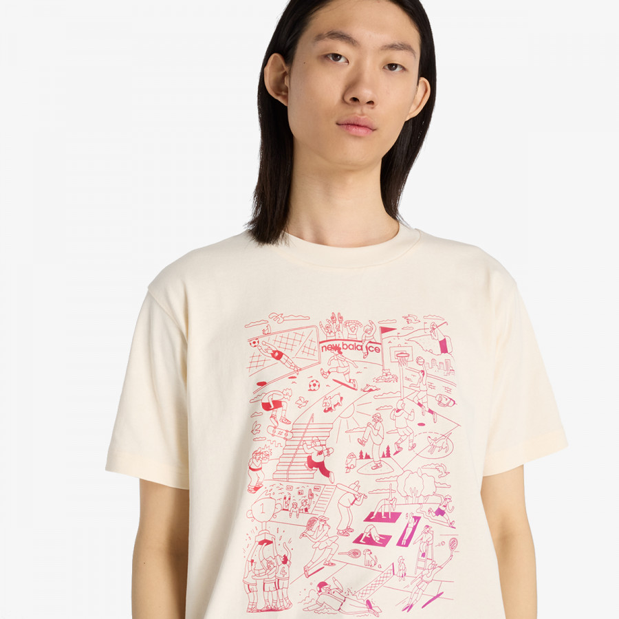 NEW BALANCE Тенискa S/S Top 