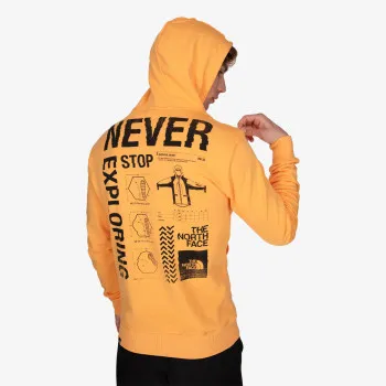 THE NORTH FACE Суитшърт THE NORTH FACE Суитшърт M GLH HOODIE CHAMOIS ORANGE 