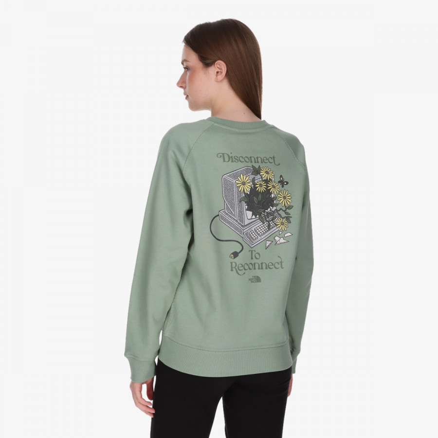 THE NORTH FACE Суитшърт W CONNECT RELAXED CREW SWEATSHIRT-GRAPHI 