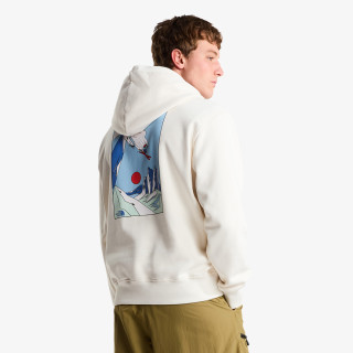 THE NORTH FACE Суитшърт U MOUNTAIN CELEBRATION RELAXED HOODIE-GR 