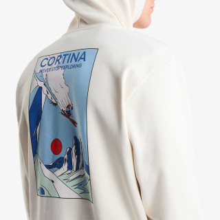 THE NORTH FACE Суитшърт U MOUNTAIN CELEBRATION RELAXED HOODIE-GR 