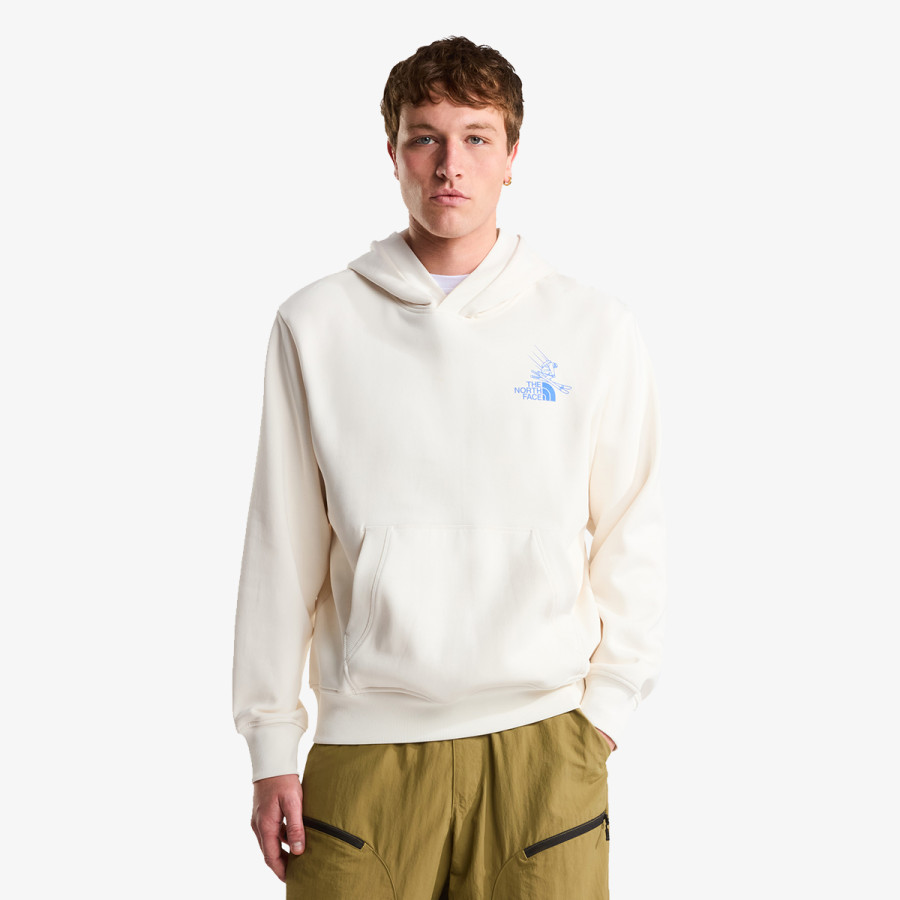 THE NORTH FACE Суитшърт U MOUNTAIN CELEBRATION RELAXED HOODIE-GR 