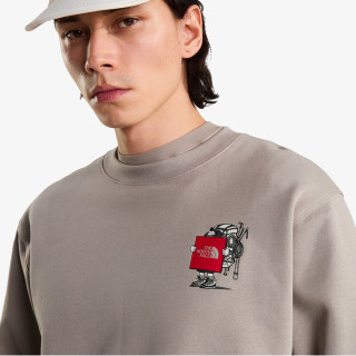 THE NORTH FACE Тенискa U GEAR UP GET OUT RLX CREW-GRAPHIC 