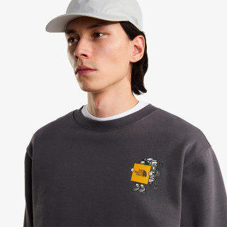 THE NORTH FACE Суитшърт U GEAR UP GET OUT RLX CREW-GRAPHIC 