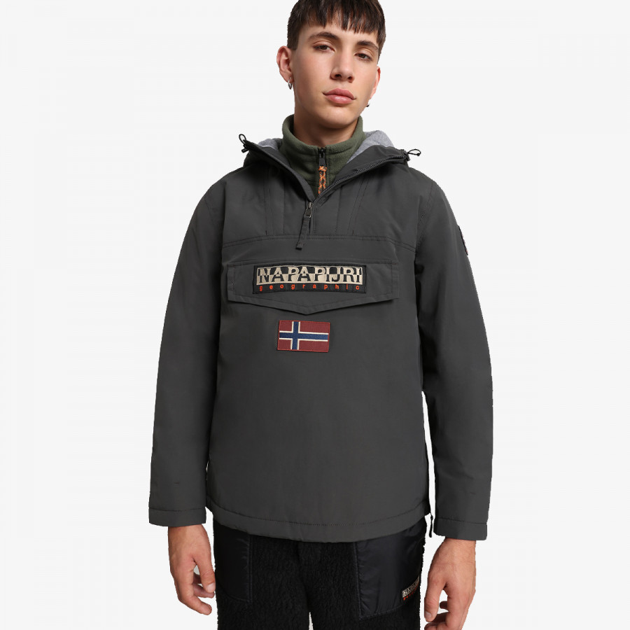 NAPAPIJRI Яке RAINFOREST WINTER 2 DARK GREY SOLID 