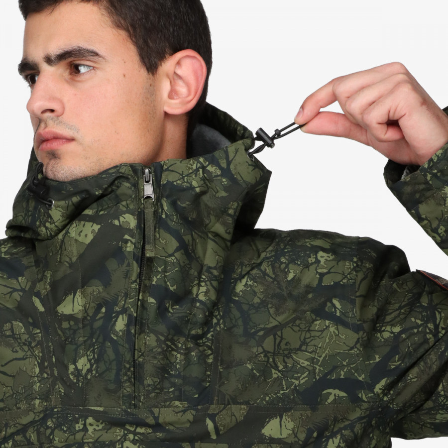 NAPAPIJRI Яке RAINFOREST PKT PRT 2 CAMO GREEN FBN 