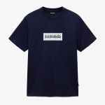 NAPAPIJRI Тенискa S-BOX LOGO SS 176 BLU MARINE 