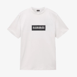 NAPAPIJRI Тенискa S-BOX LOGO SS N1A WHITE WHISPER 