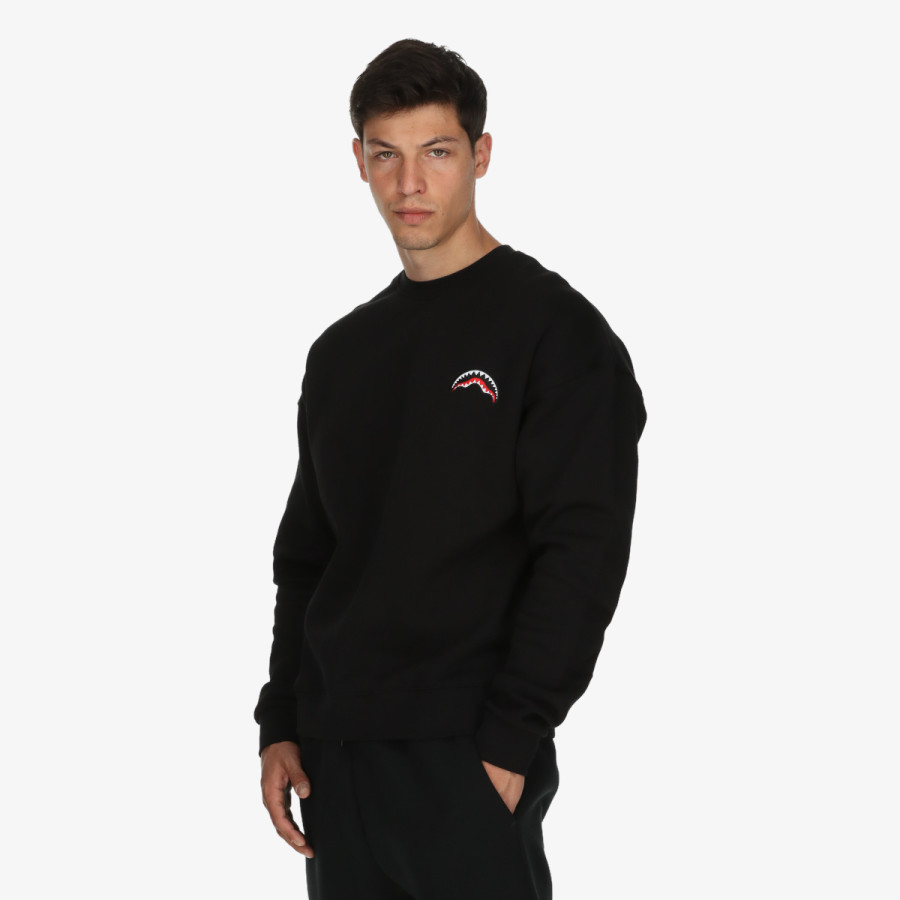 SPRAYGROUND Суитшърт BLOCK PARTY CREWNECK BLK 
