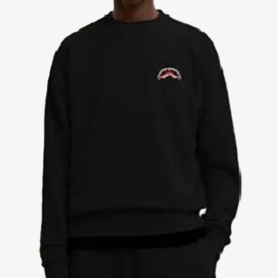 SPRAYGROUND Суитшърт BLOCK PARTY CREWNECK BLK 