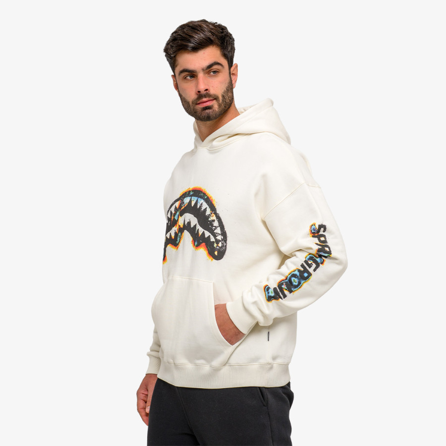 SPRAYGROUND Суитшърт OXIDIZED SHARK HOODIE IVO 