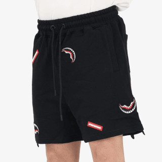 SPRAYGROUND Къси панталони SHARK PATCHES SHORTS BLK 