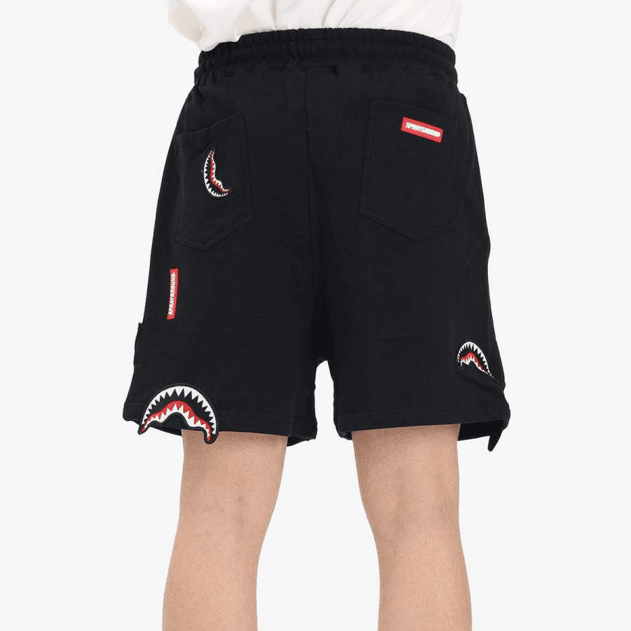 SPRAYGROUND Къси панталони SHARK PATCHES SHORTS BLK 