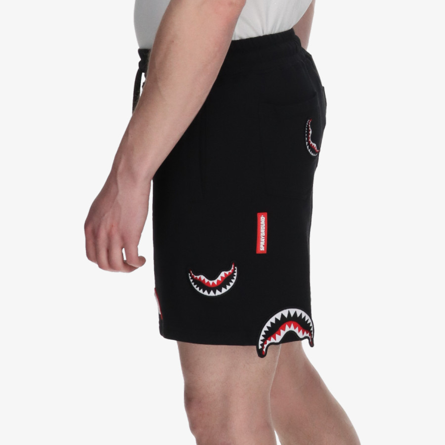 SPRAYGROUND Къси панталони SHARK PATCHES SHORTS BLK 