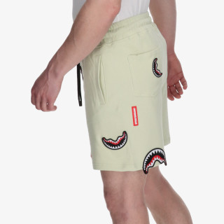SPRAYGROUND Къси панталони SHARK PATCHES SHORTS SAGE 