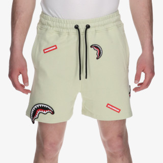 SPRAYGROUND Къси панталони SHARK PATCHES SHORTS SAGE 