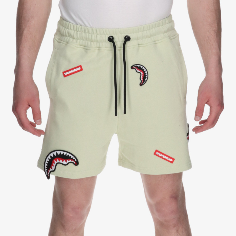 SPRAYGROUND Къси панталони SHARK PATCHES SHORTS SAGE 