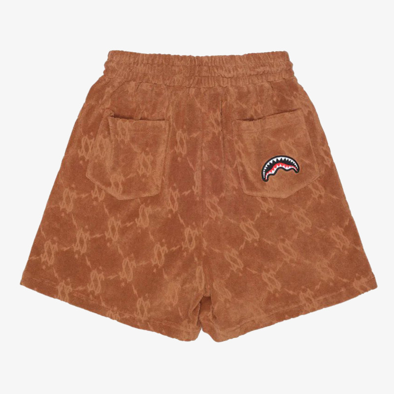 SPRAYGROUND Къси панталони ALL THE MONEY SHORTS BROWN 
