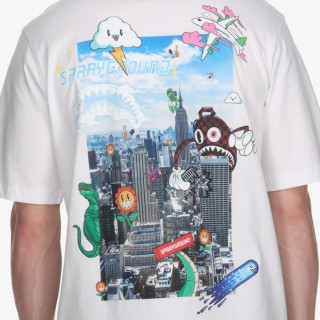 SPRAYGROUND Тенискa CHARACTER INVASION T-SHIRT WHT 