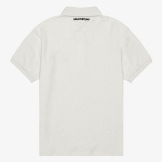 SPRAYGROUND Тенискa SG JAQUARD POLO SHIRT WHT 