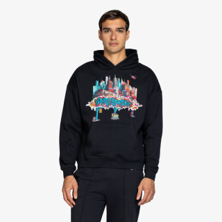 SPRAYGROUND Суитшърт CITY SKYLINE COMFY HOODIE BLK 