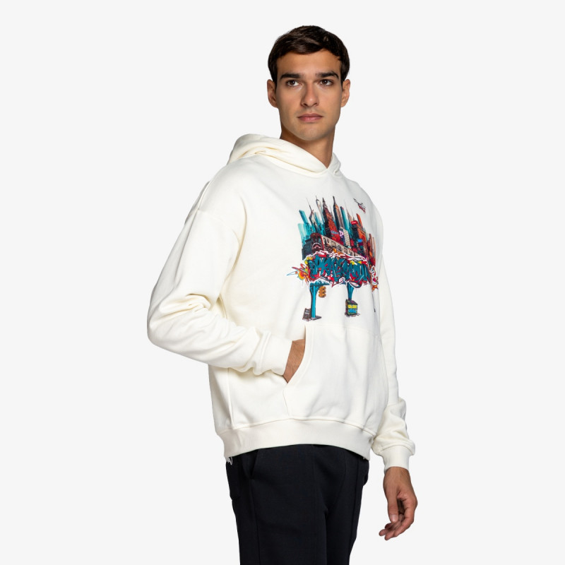 SPRAYGROUND Суитшърт CITY SKYLINE COMFY HOODIE IVO 