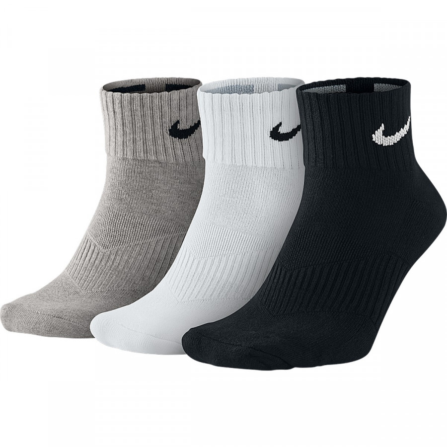 NIKE Чорапи 3PPK CUSHION QUARTER (S,M,L,XL 
