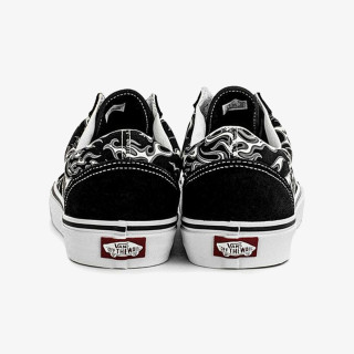 VANS Спортни обувки Old Skool FLAMES BLACK/TRUE WHITE 