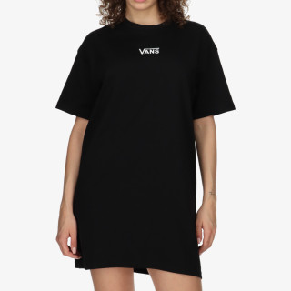 VANS Рокля WM CENTER VEE TEE DR BLACK 