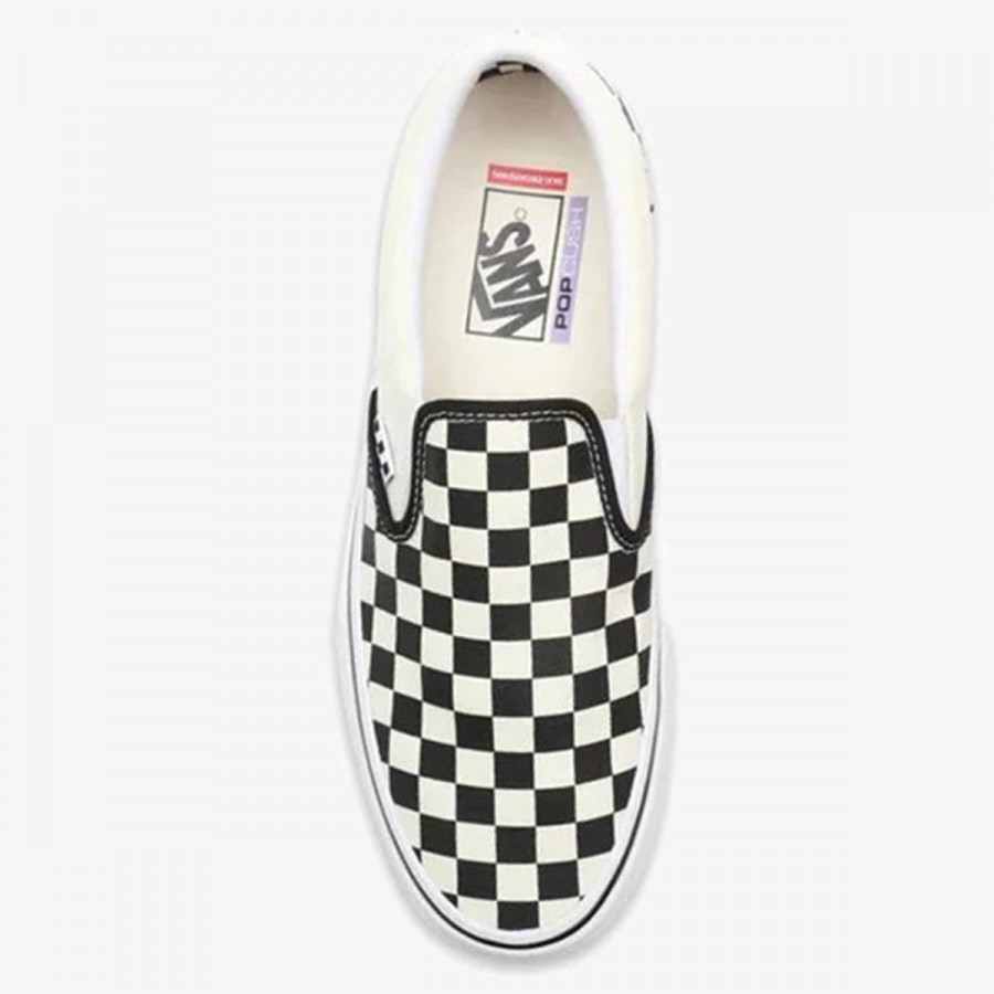 VANS Спортни обувки MN SKATE SLIP-ON (CHECKERBOARD) BLACK/OF 