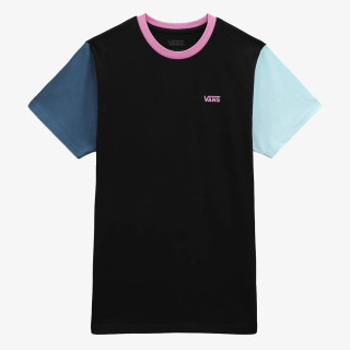 VANS Тенискa LEFT CHEST COLORBLOCK E BLACK 
