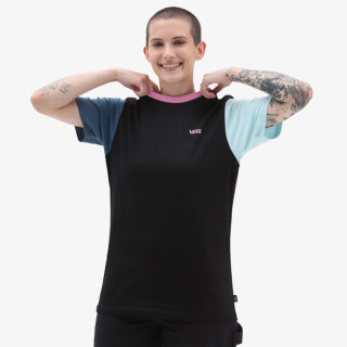 VANS Тенискa LEFT CHEST COLORBLOCK E BLACK 