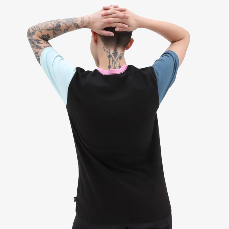 VANS Тенискa LEFT CHEST COLORBLOCK E BLACK 