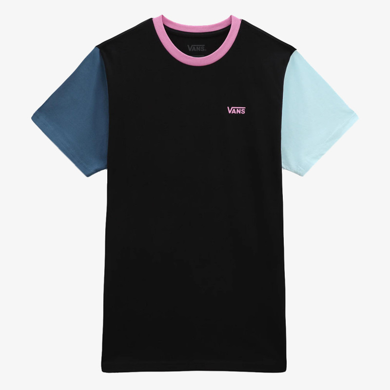 VANS Тенискa LEFT CHEST COLORBLOCK E BLACK 