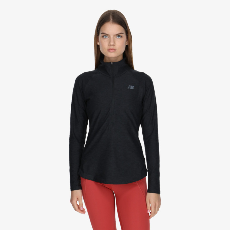 NEW BALANCE Суитшърт Sport Spacedye Half Zip 